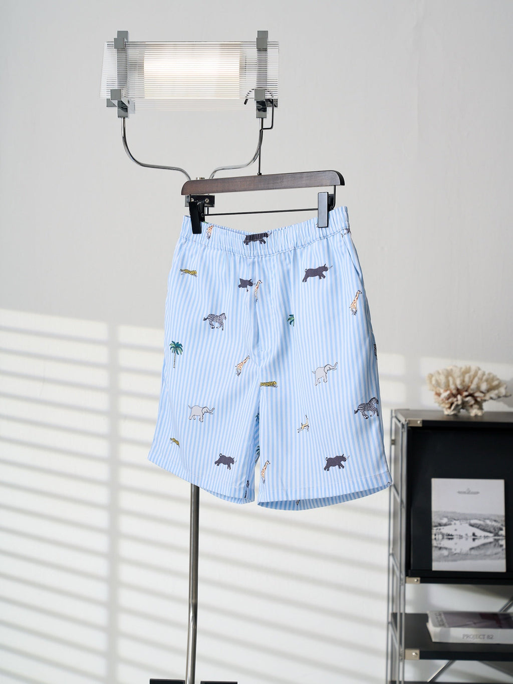 LV Strip/Animal Shorts
