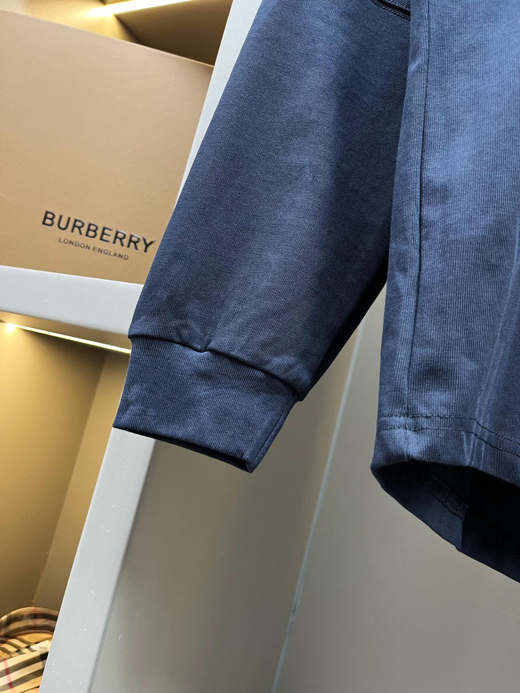 Burberry Back Letter Cre Neck Sweatshirt