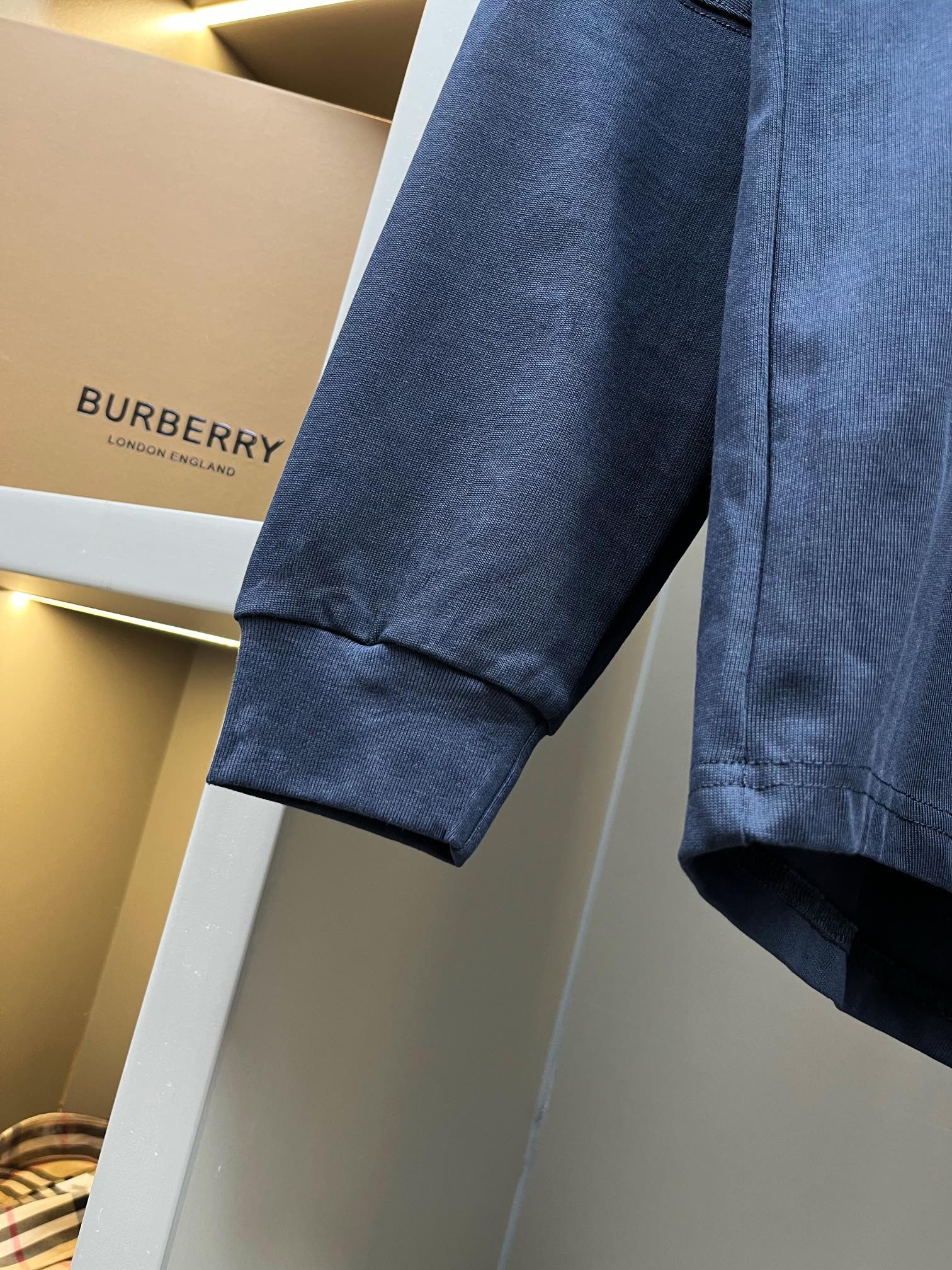 Burberry Back Letter Cre Neck Sweatshirt