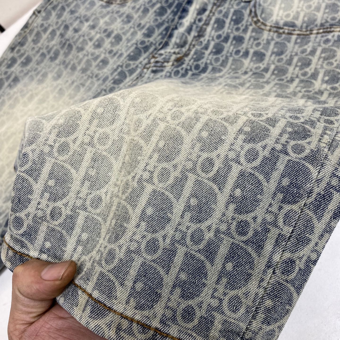 Dior Washed Denim Shorts