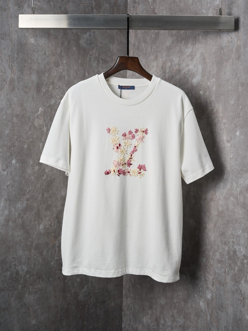 LV × Nigo Collab Cherry Bloss Embroidered T-Shirt