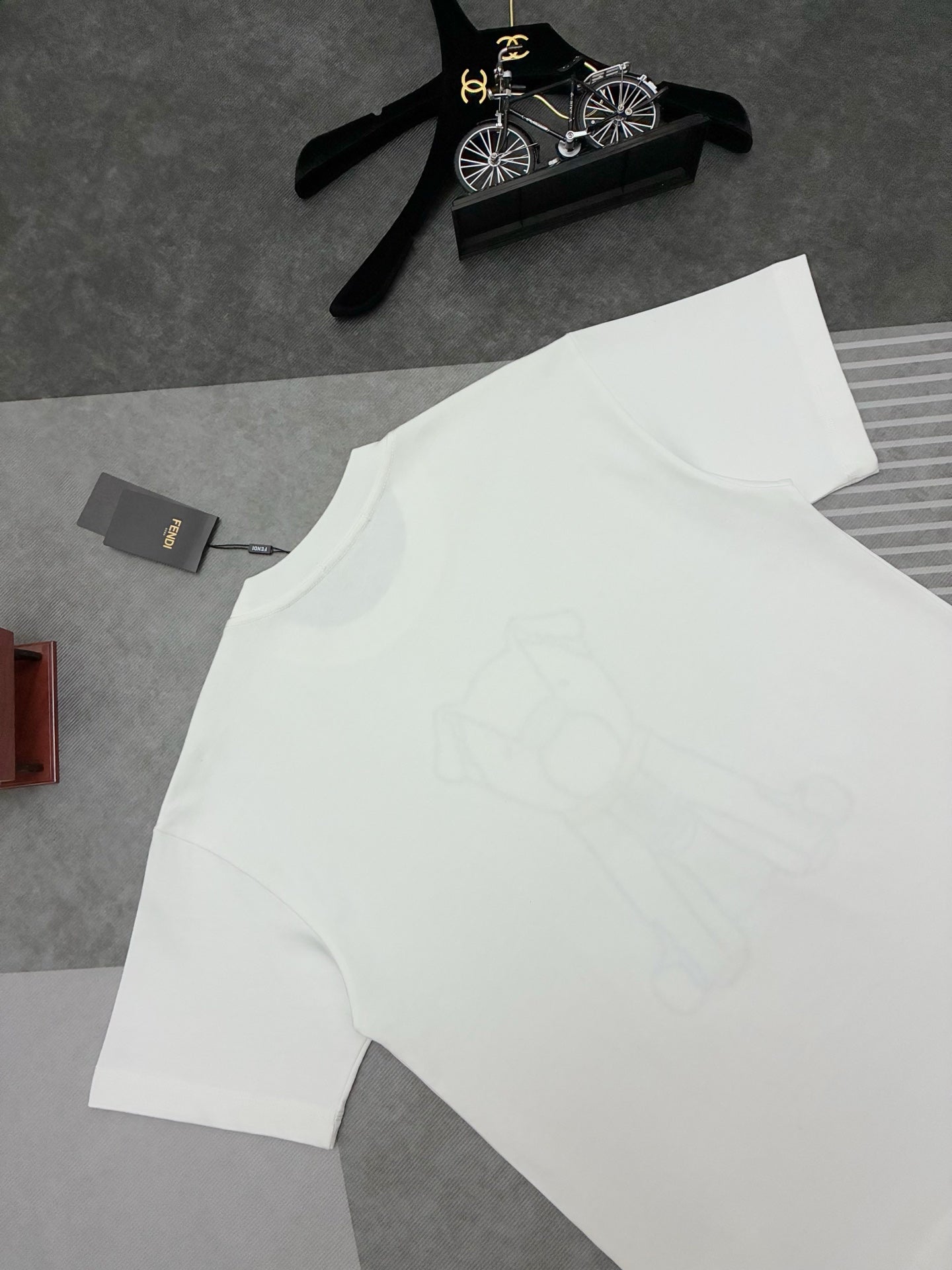 Fendi Embroidered Cotton Short-Sleeve T-Shirt