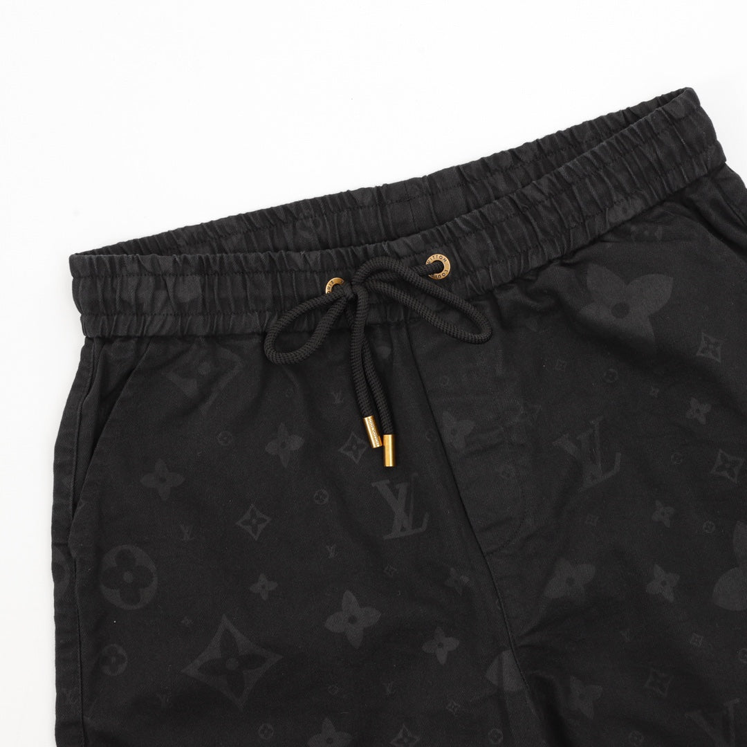 LV Monogram Print Shorts