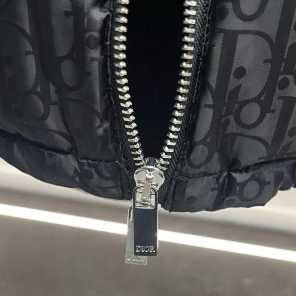 DIOR Oblique Hybrid Knit Puffer Jacket