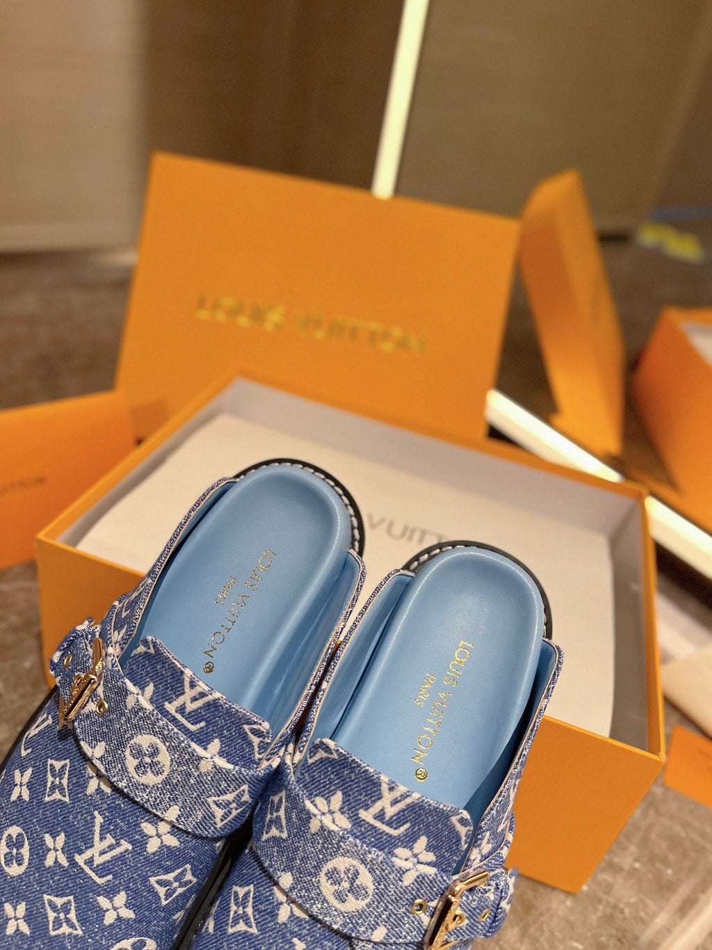 LV slippers