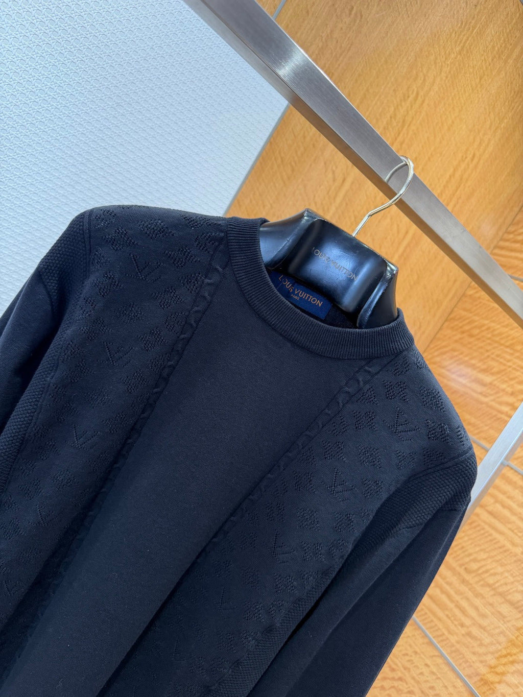 LV Jacquard Patchwork Kniy Sweater
