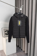 Morecler Knitted Patchwork Down Jacket
