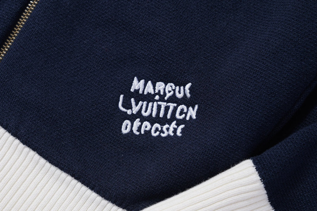 LV Zipper Knitted Sweater