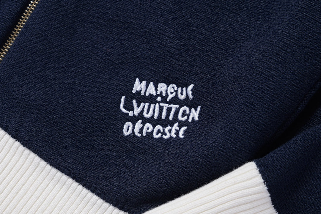 LV Zipper Knitted Sweater