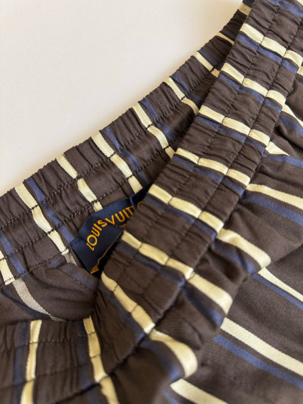 LV Pharrell Williams Runway Strip Pocket Shorts