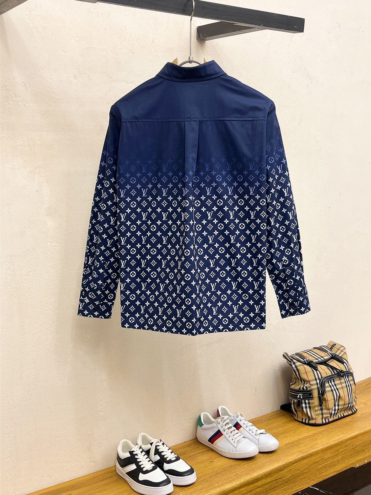 LV Print Long Sleeve Shirt