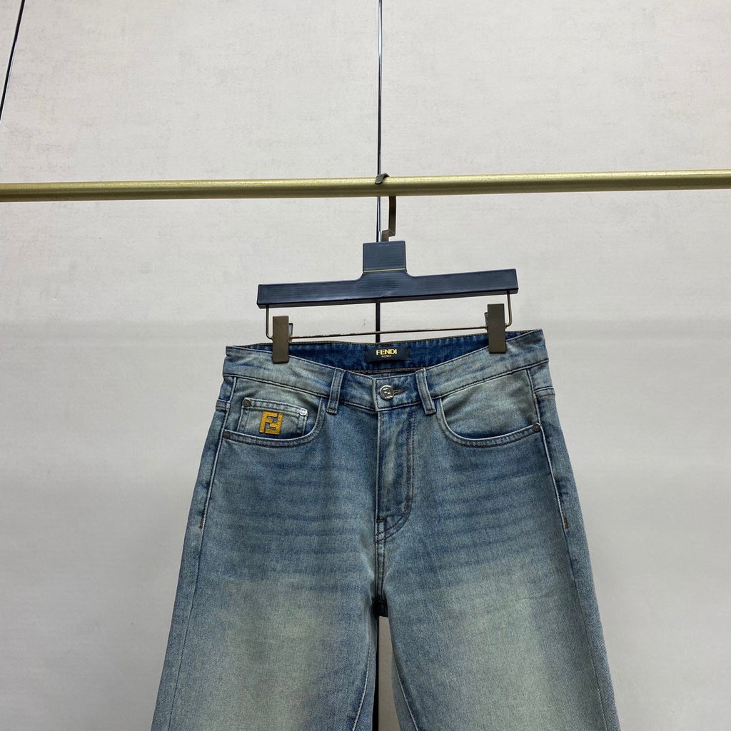 Fendi Slim Fit Straight-Leg Jeans