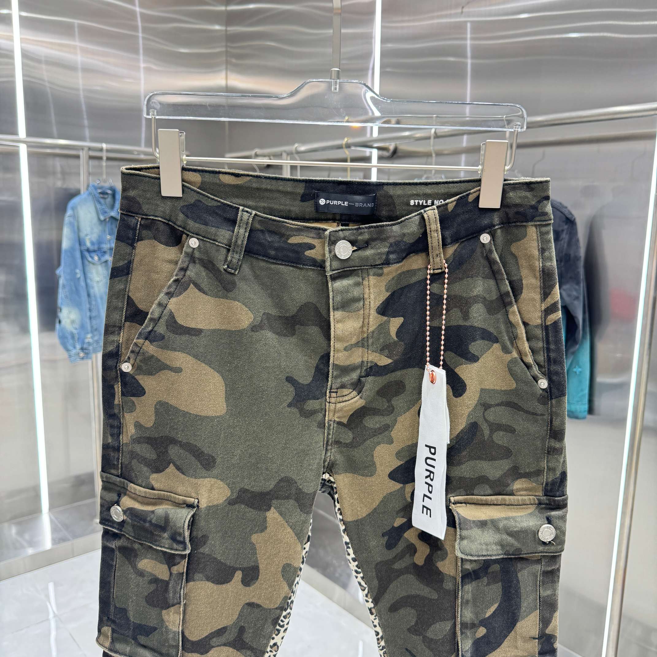 Purple Brand Camo Jeans