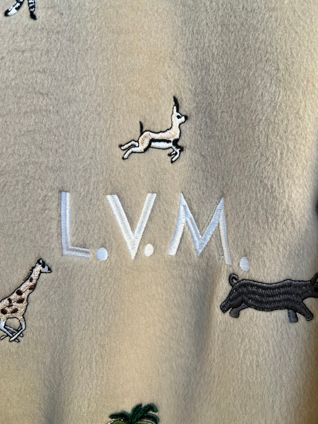 LV Baseball Jacket with Animal Embroidery