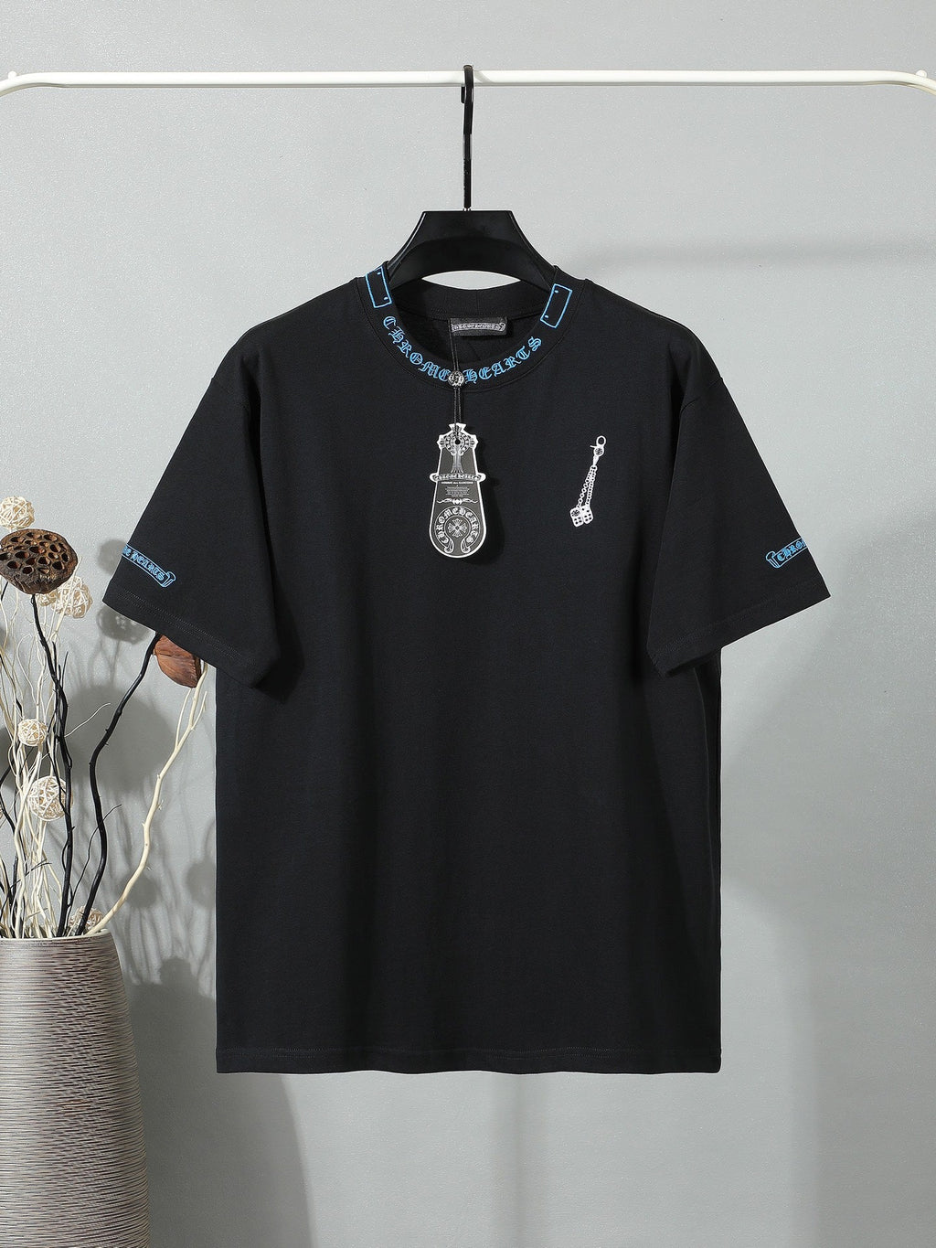 Chrome Heart Embroidered T-Shirt