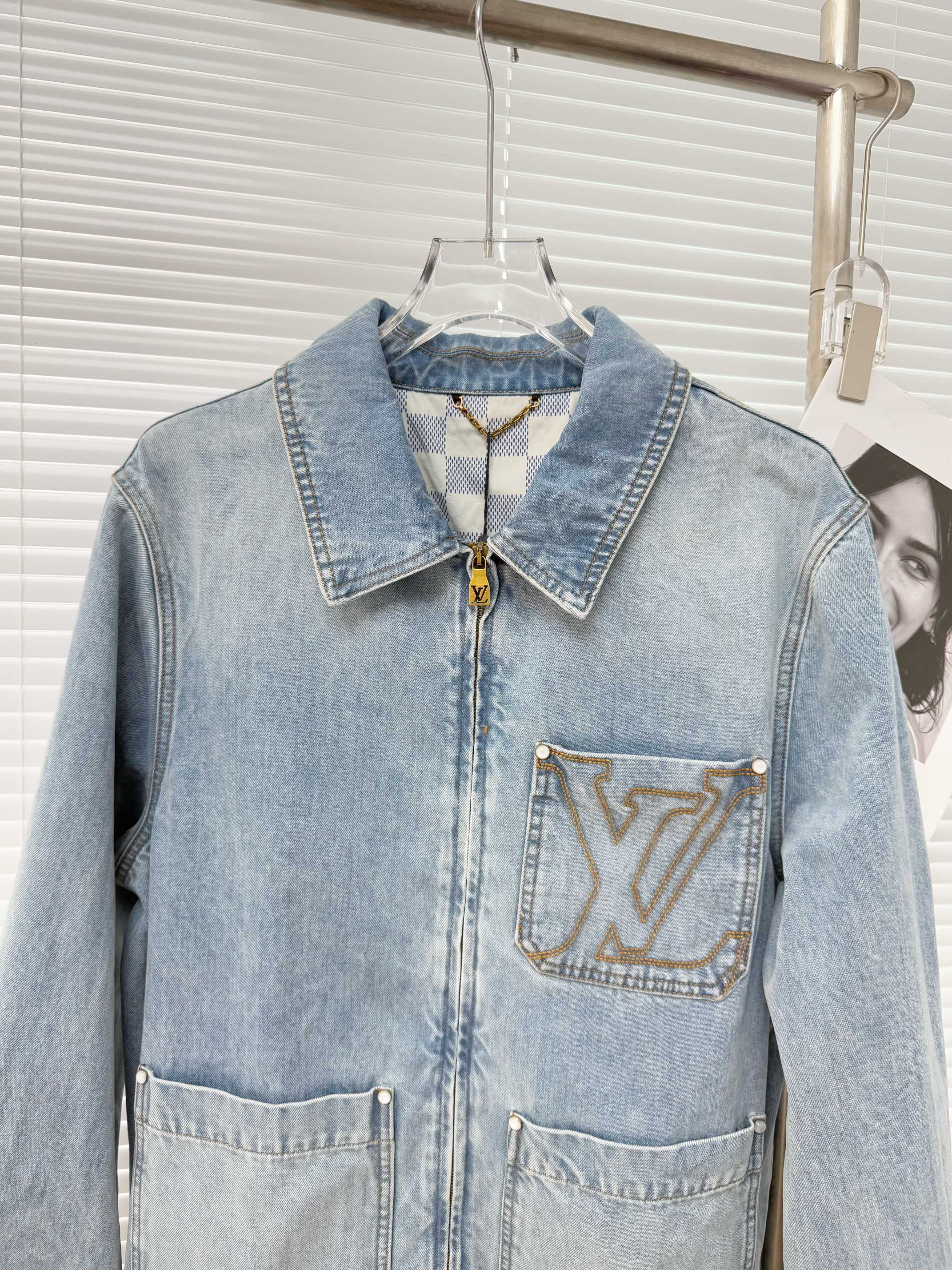 LV Men's Denim Shirt Jacket