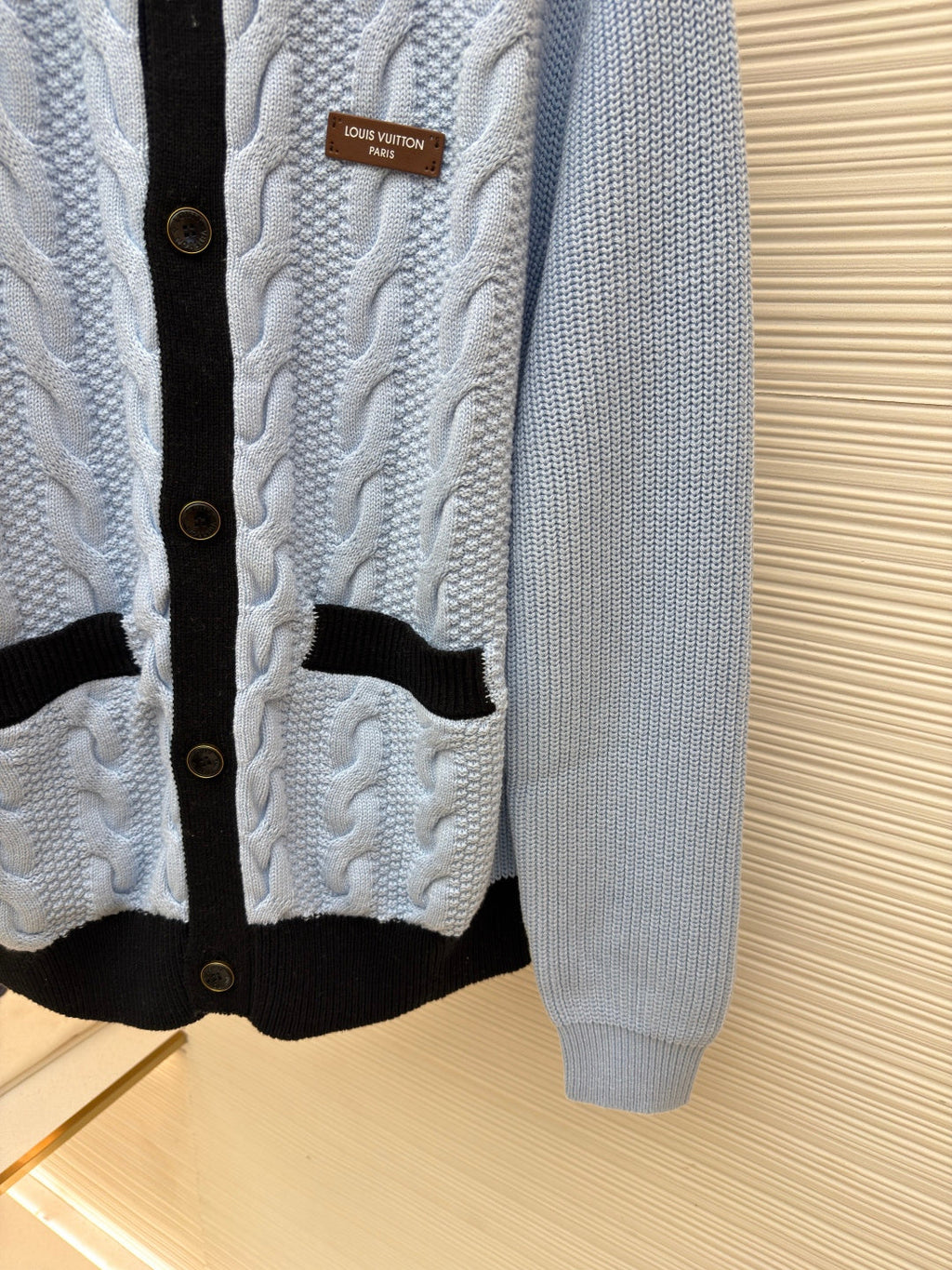 LV Knitted Cardigan Sweater