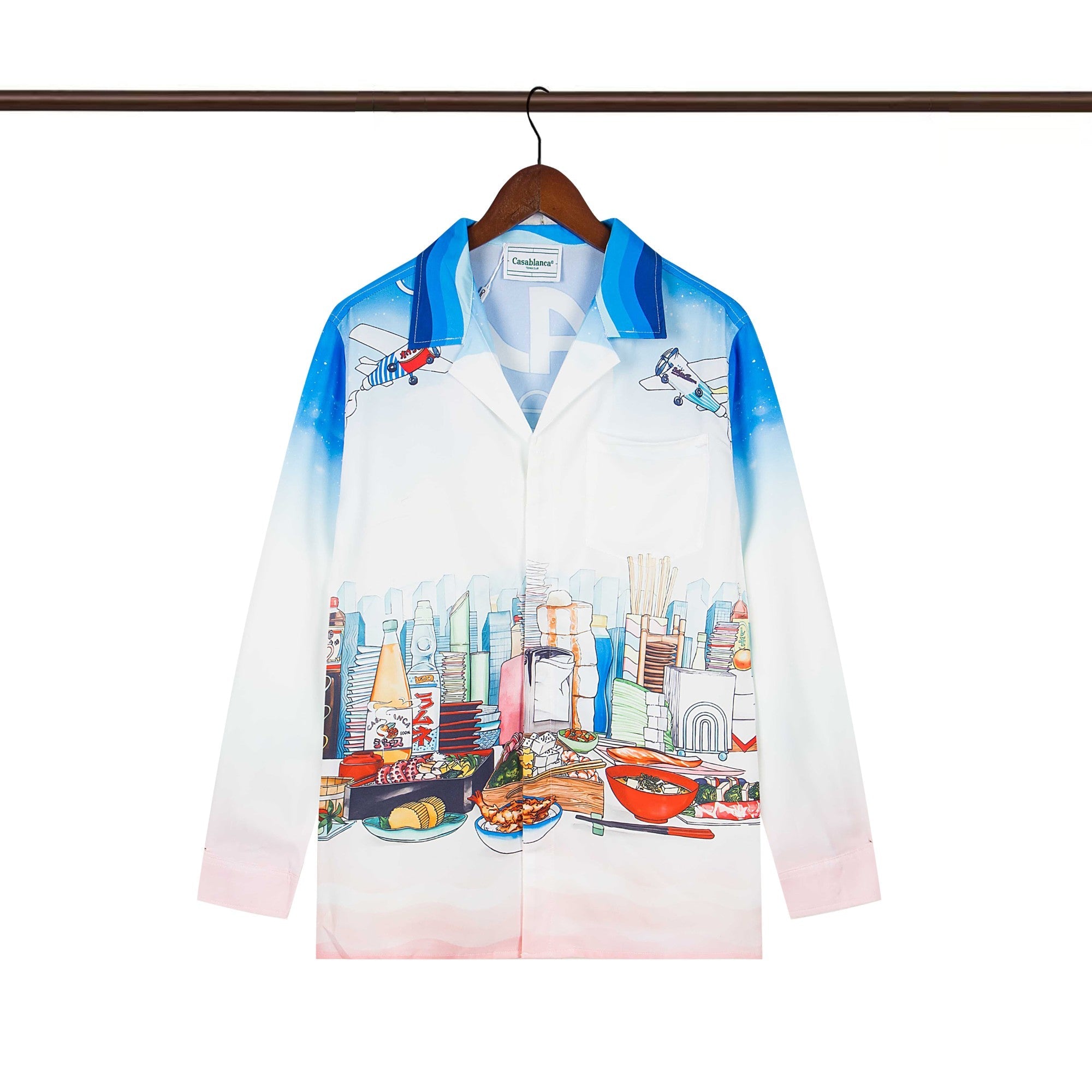 Casablanca Beachwear Long-Sleeve Shirt