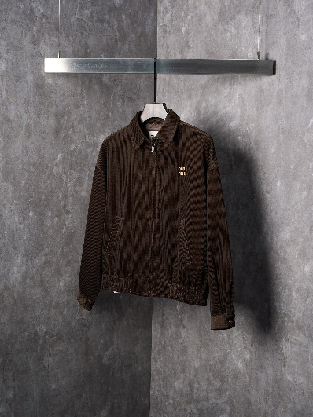 Miu Miu Corduroy Embriodery Jacket