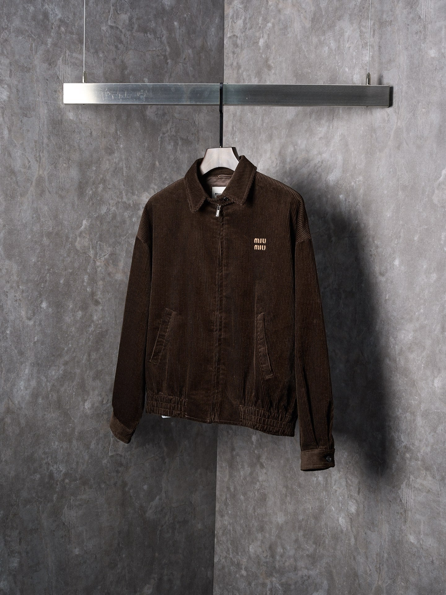 Miu Miu Corduroy Embriodery Jacket