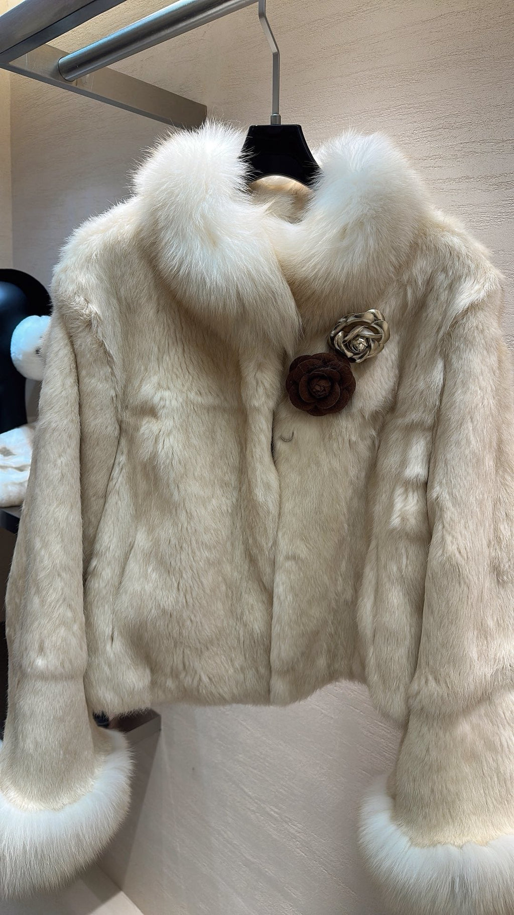 Chanel Rabbit Fur Coat