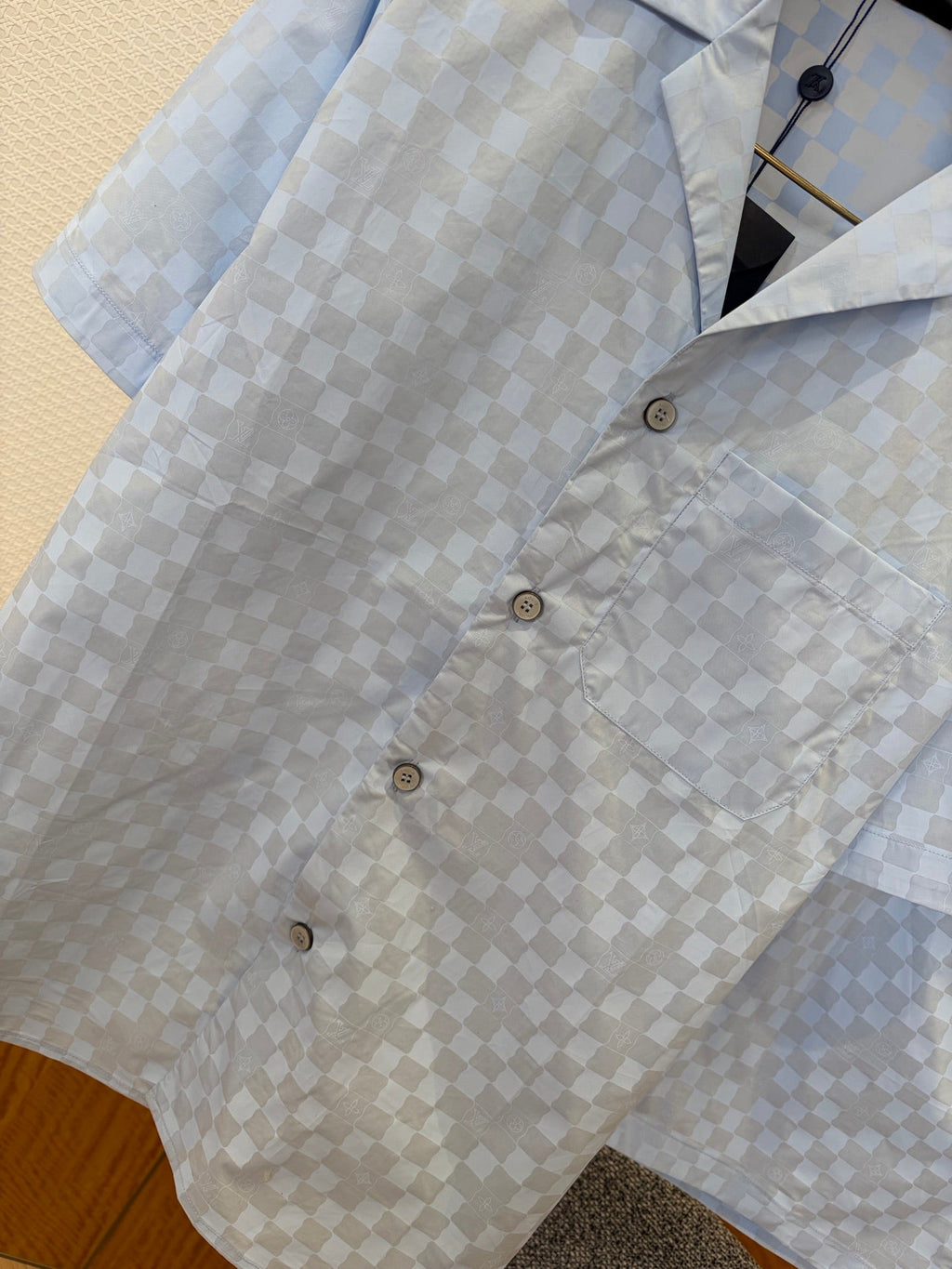 LV Casual Short-Sleeve Shirt & Short Set