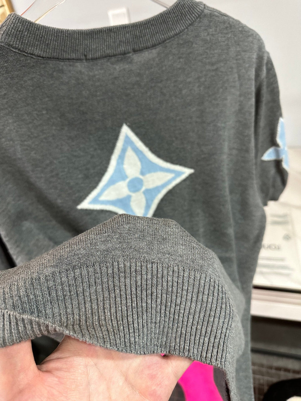 LV Crew Neck knit Shirt