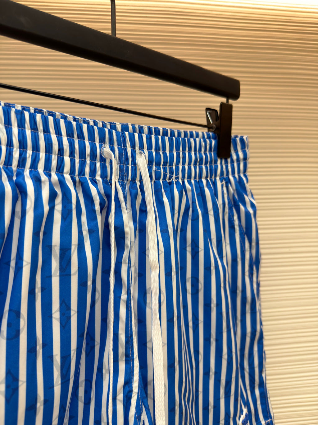 LV Stripe Beach Shorts