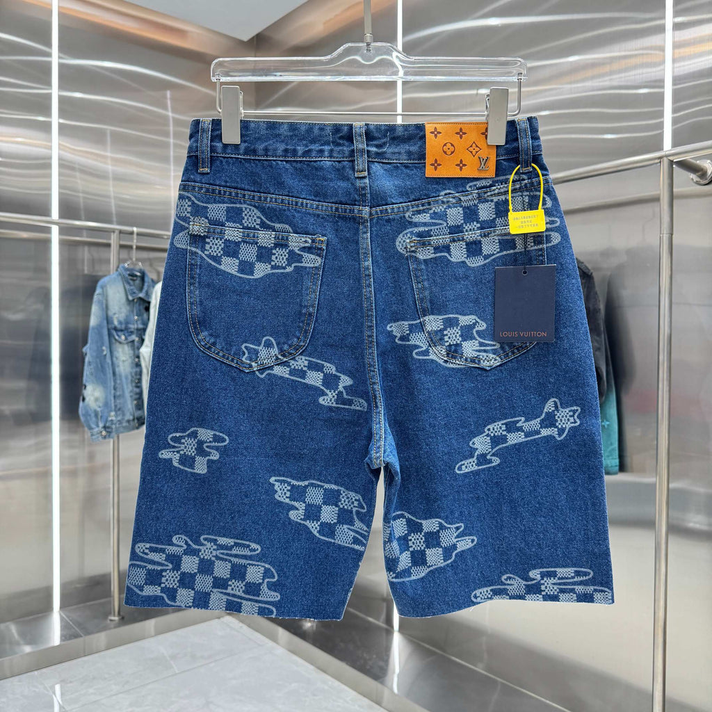 LV Denim Shorts