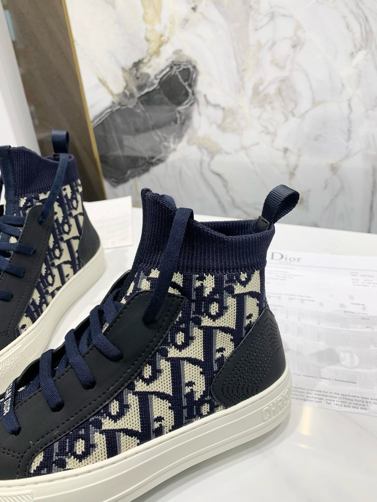 Women's Dior Knitted Sock Shoes