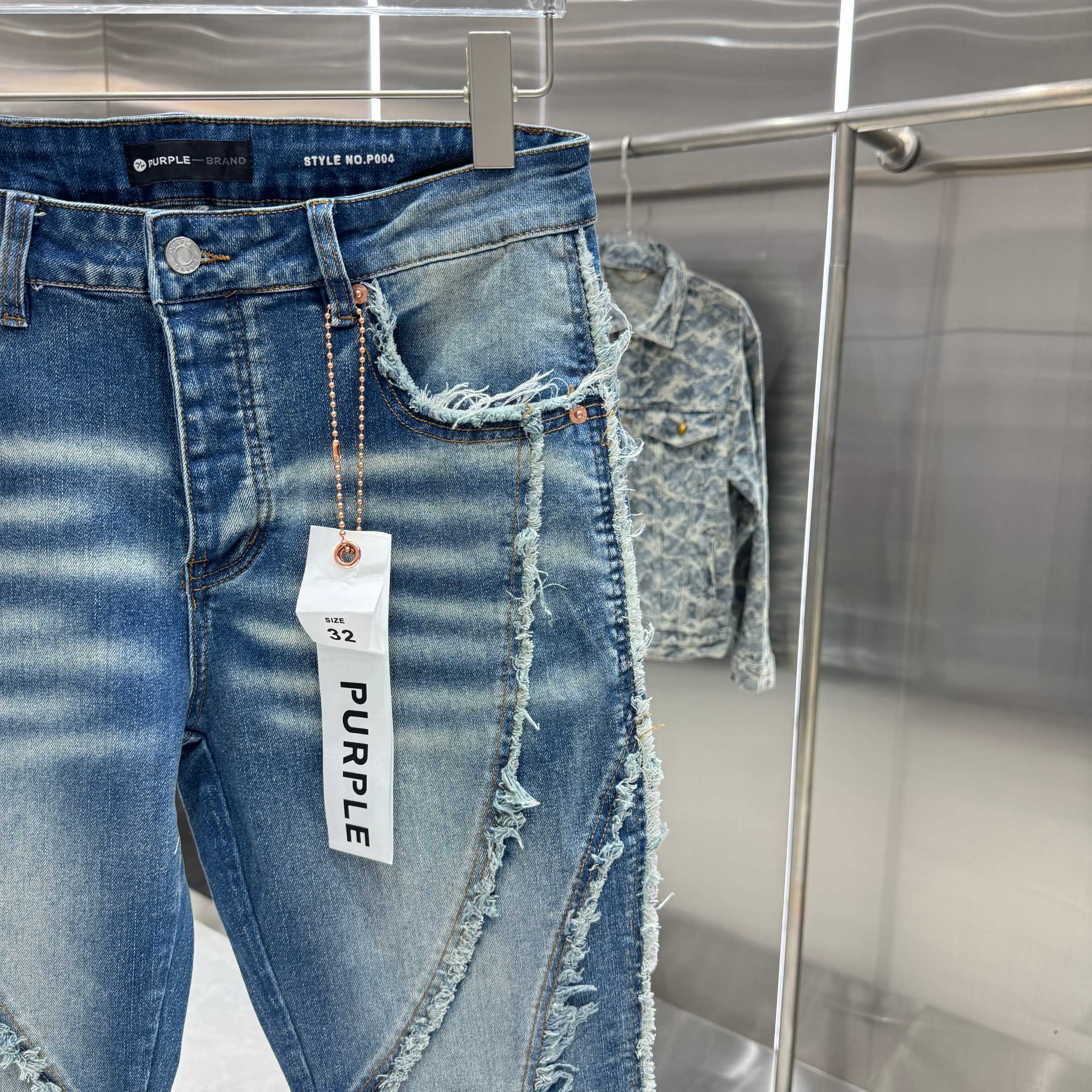 Purple Label Washed Denim Jeans