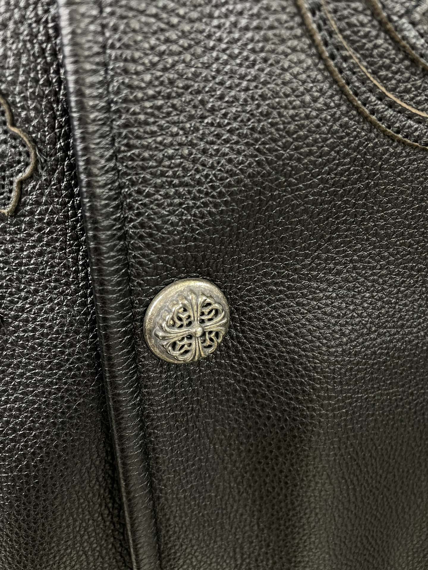 Chrome Heart Leather Jacket