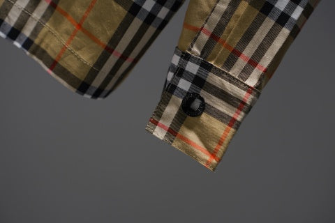 Burberry Plaid Patchwork Shirt/ Jacket