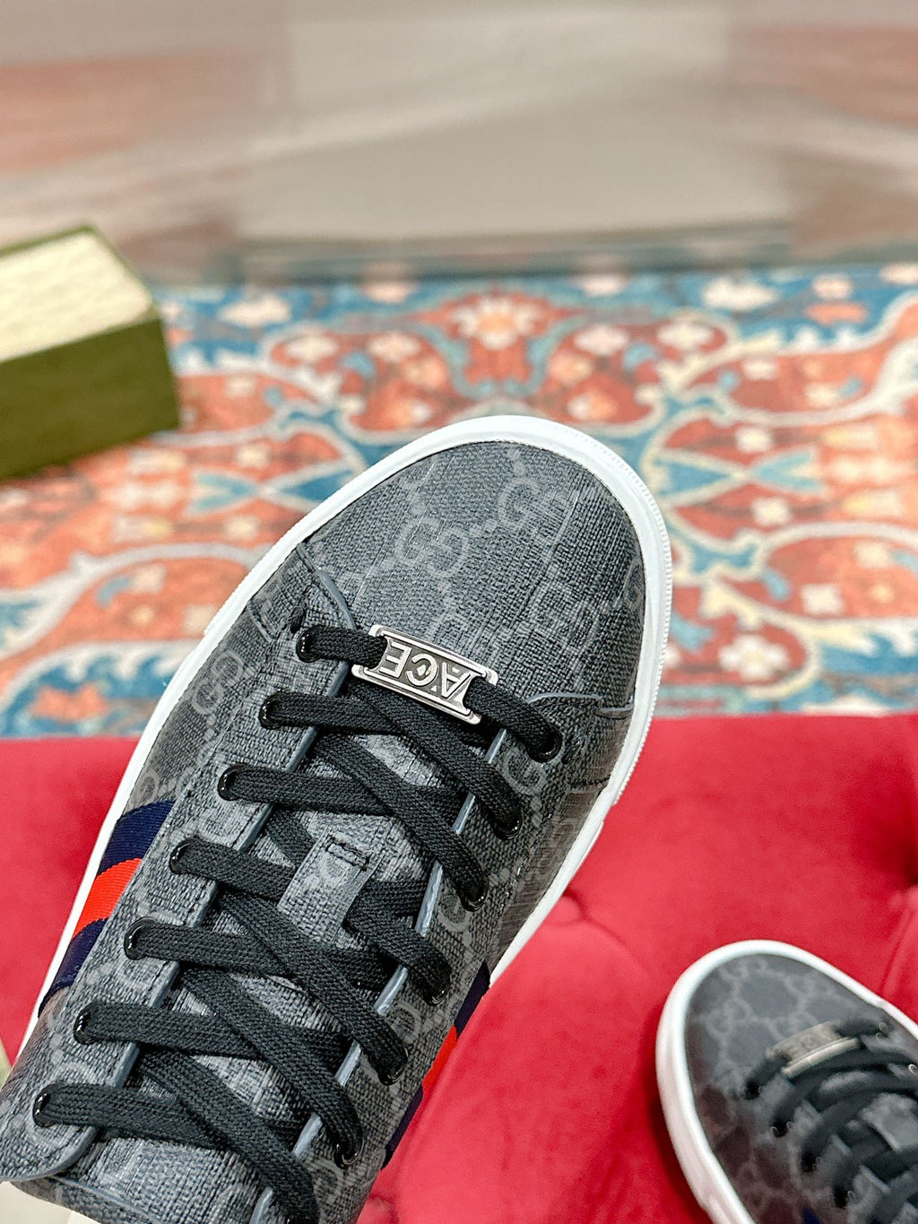 Men's GG Ace sneaker with Web
