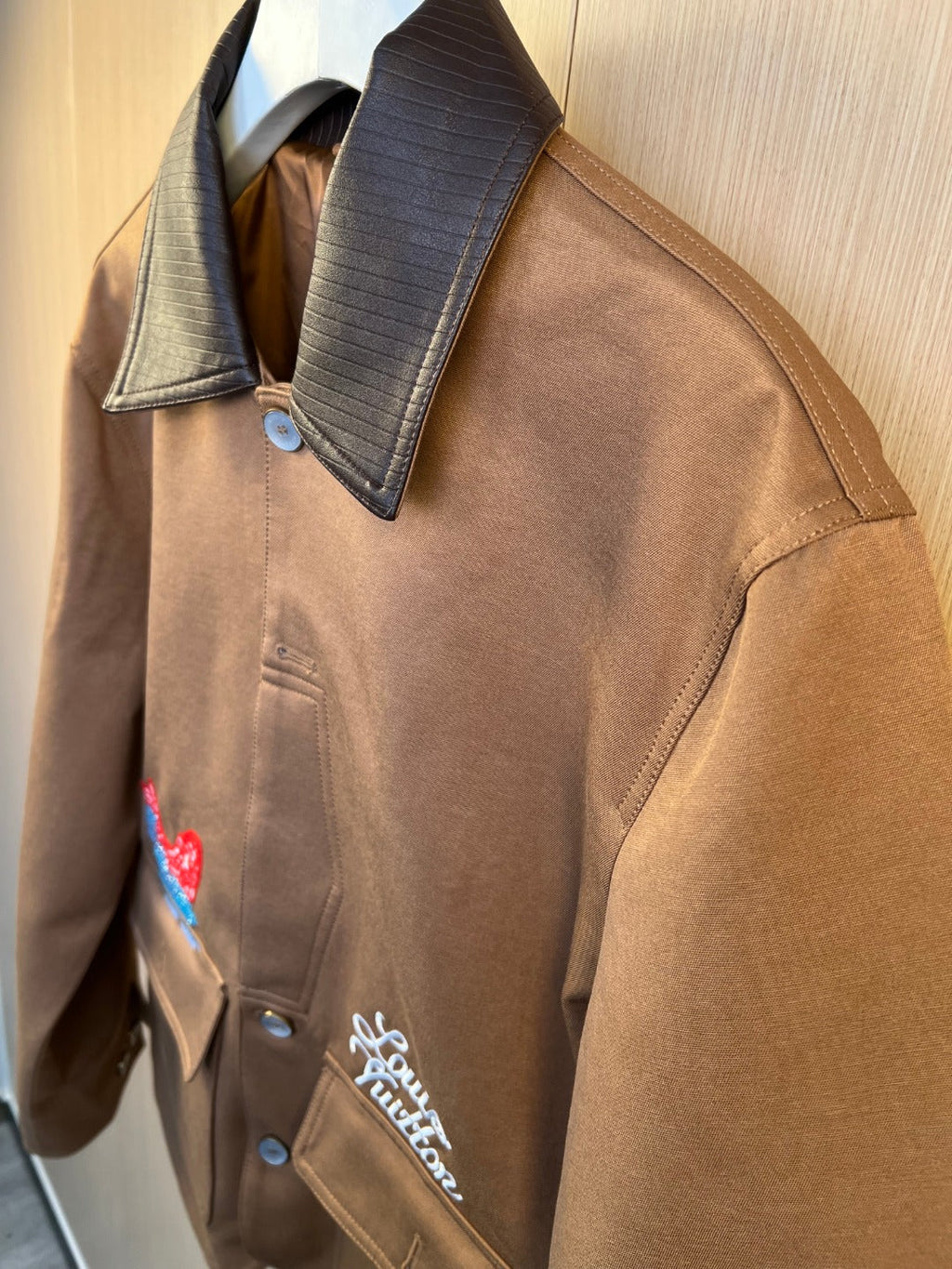Louis Vuitton runway Pharrell Williams x Nigo collaboration Jacket