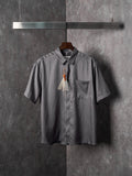 YSL Striped Jacquard Silk T-Shirt