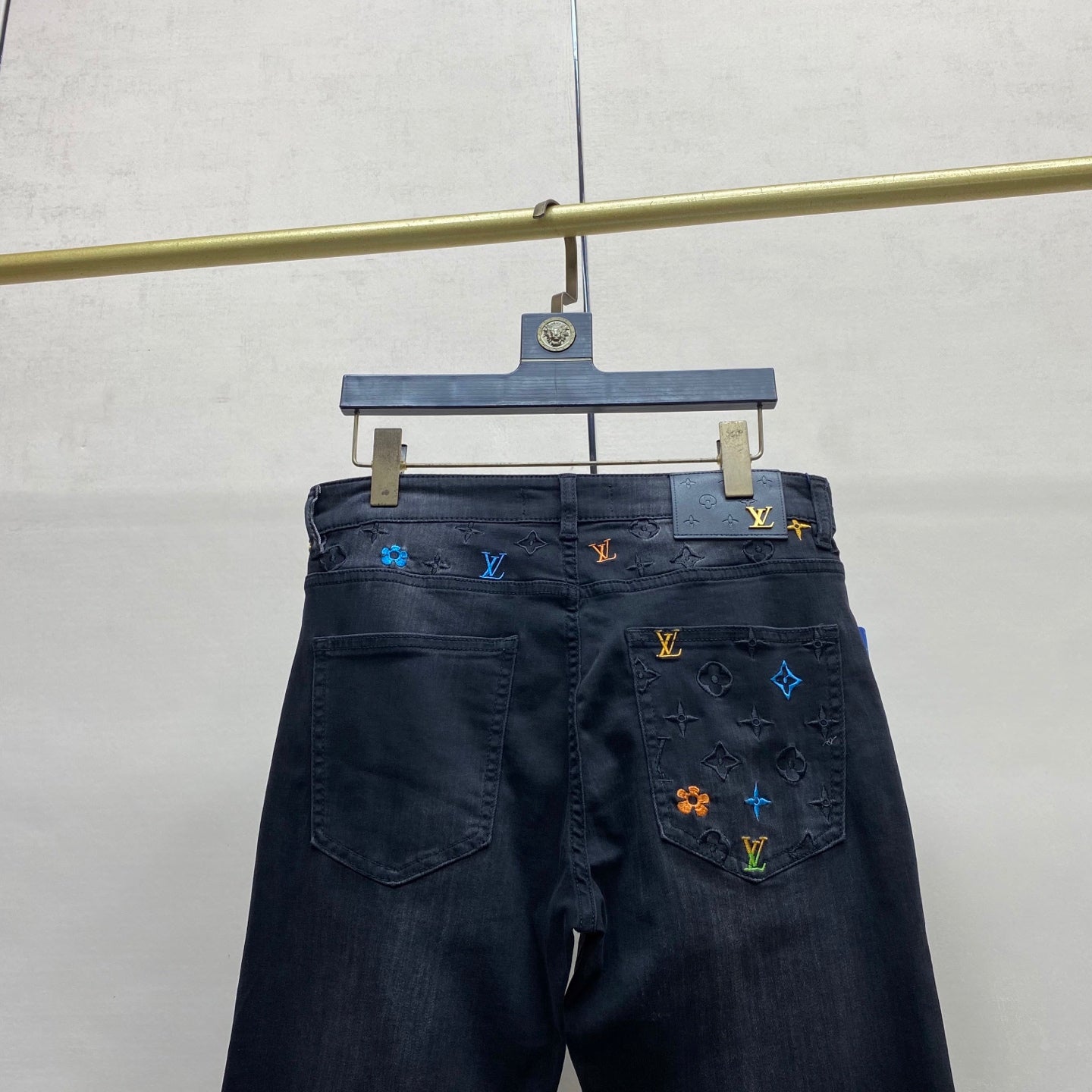 LV Slim Fit Straight Leg Jeans