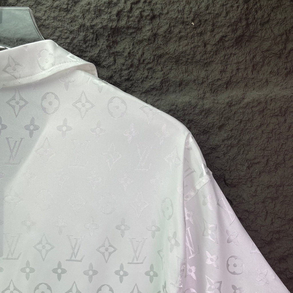 LV Jacquard Short Sleeve Shirt