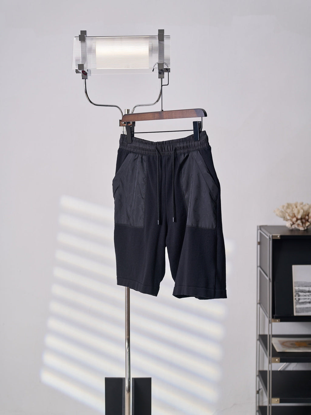 LV Patchwork Knitted Shorts