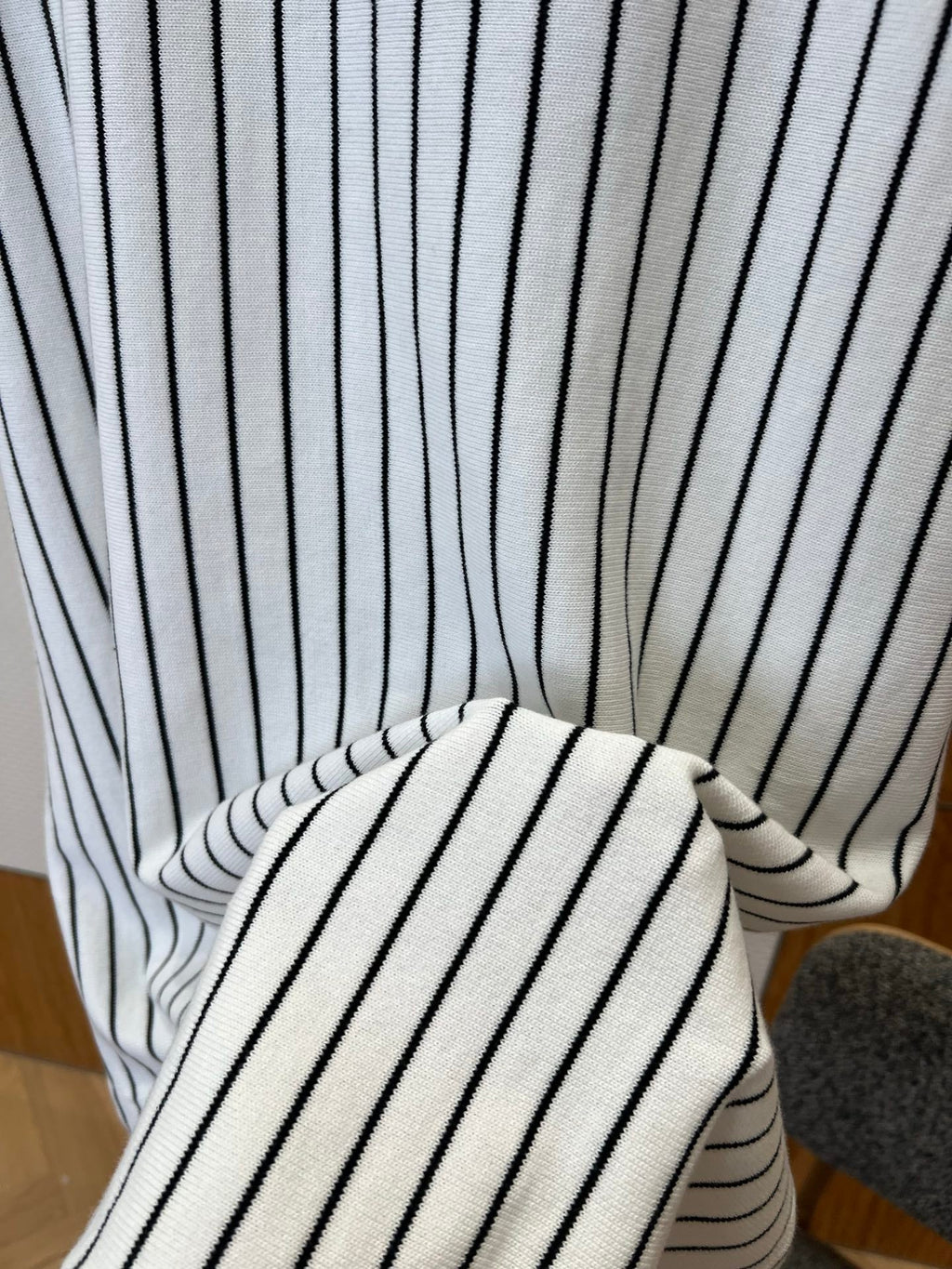 LV Striped Knit Short-Sleeve Shirt