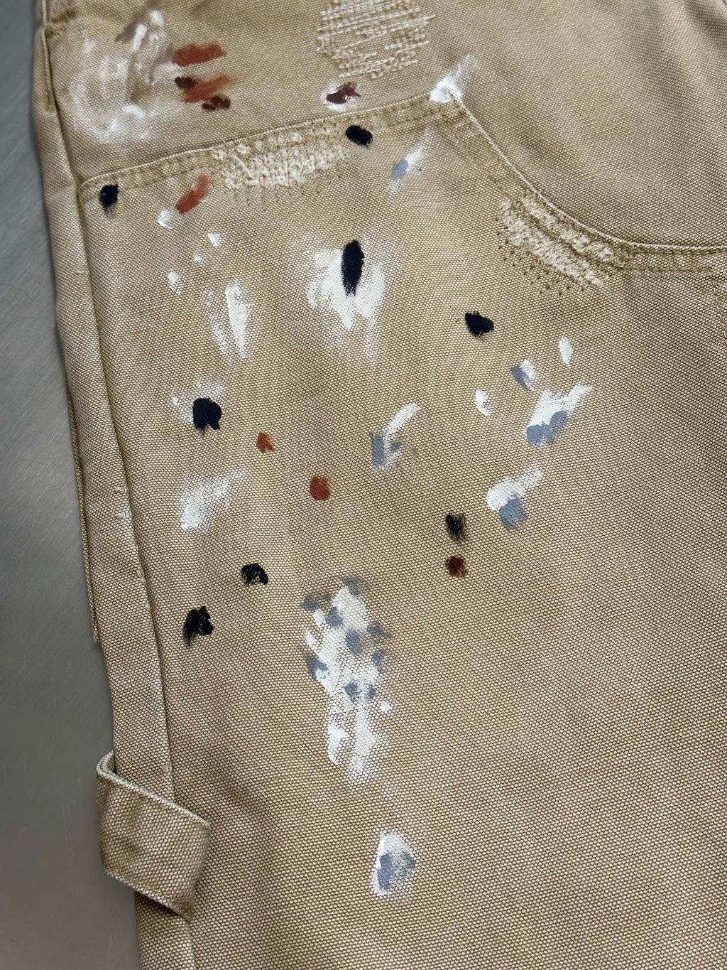 LV Painted Plain Jeans