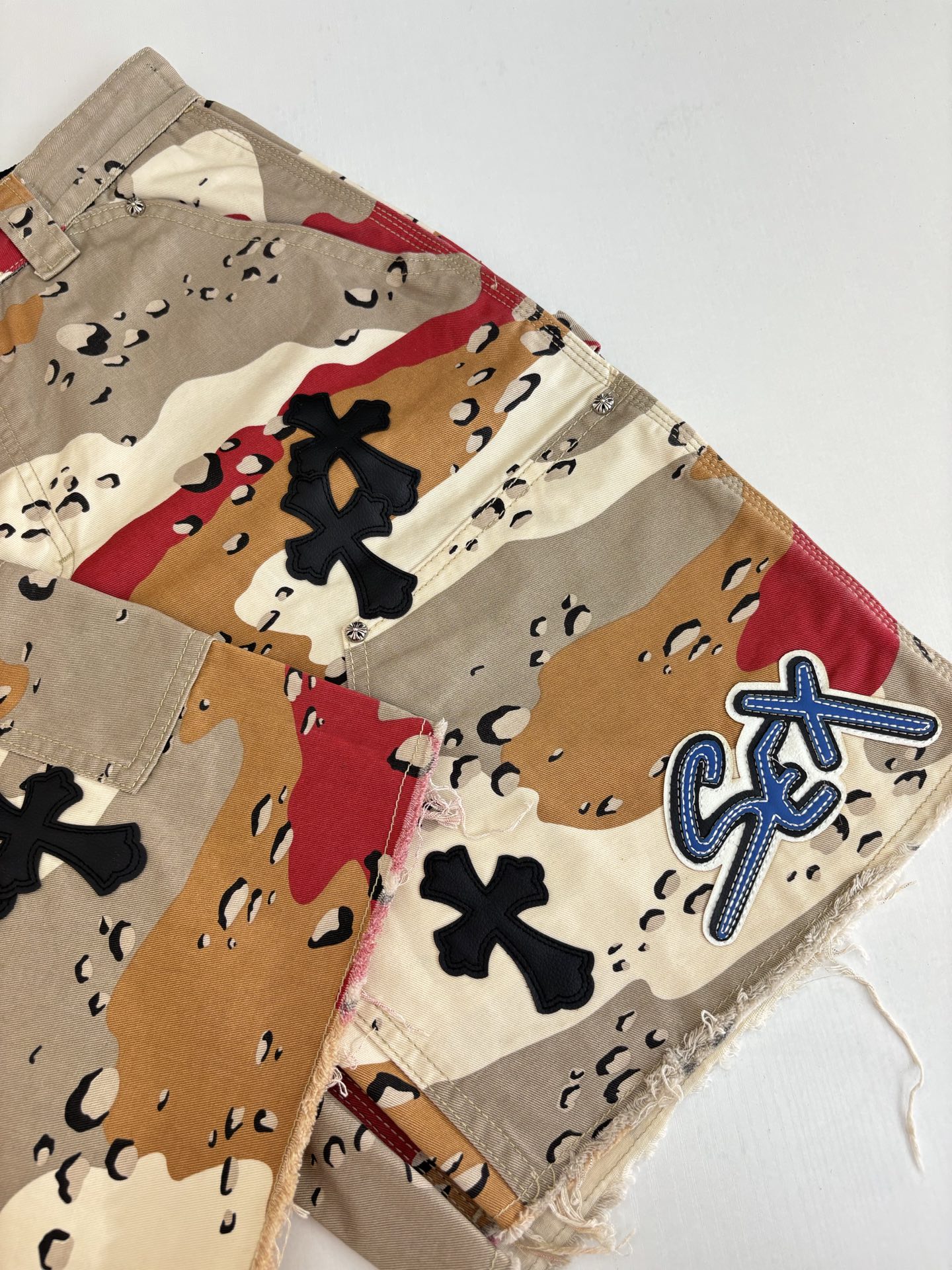 Chrome Heart Camo Shorts
