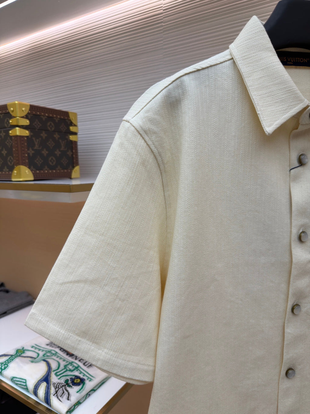 LV Silk brend Short Sleeve Shirt