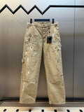 LV Painted Plain Jeans