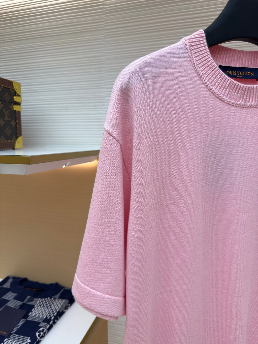 LV Embroidered Letter Pin T-Shirt