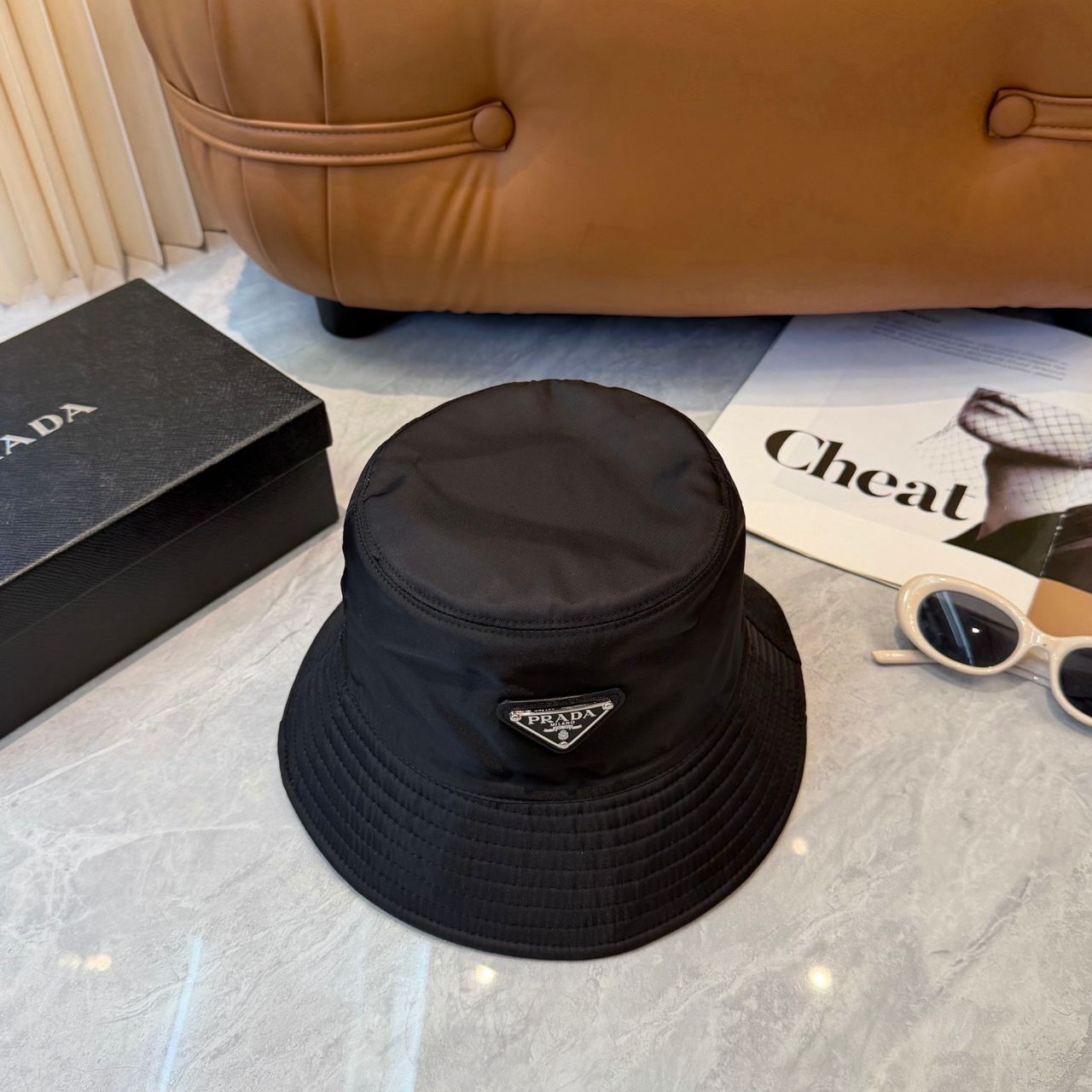 Prada Nylon bucket Hat
