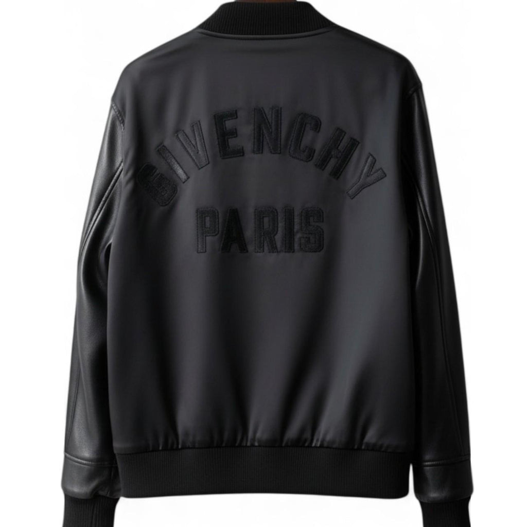 Genuine Black Bomber Leather Jacket