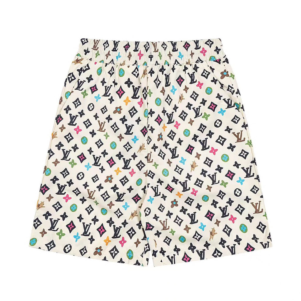 LV Mulberry Silk Shorts