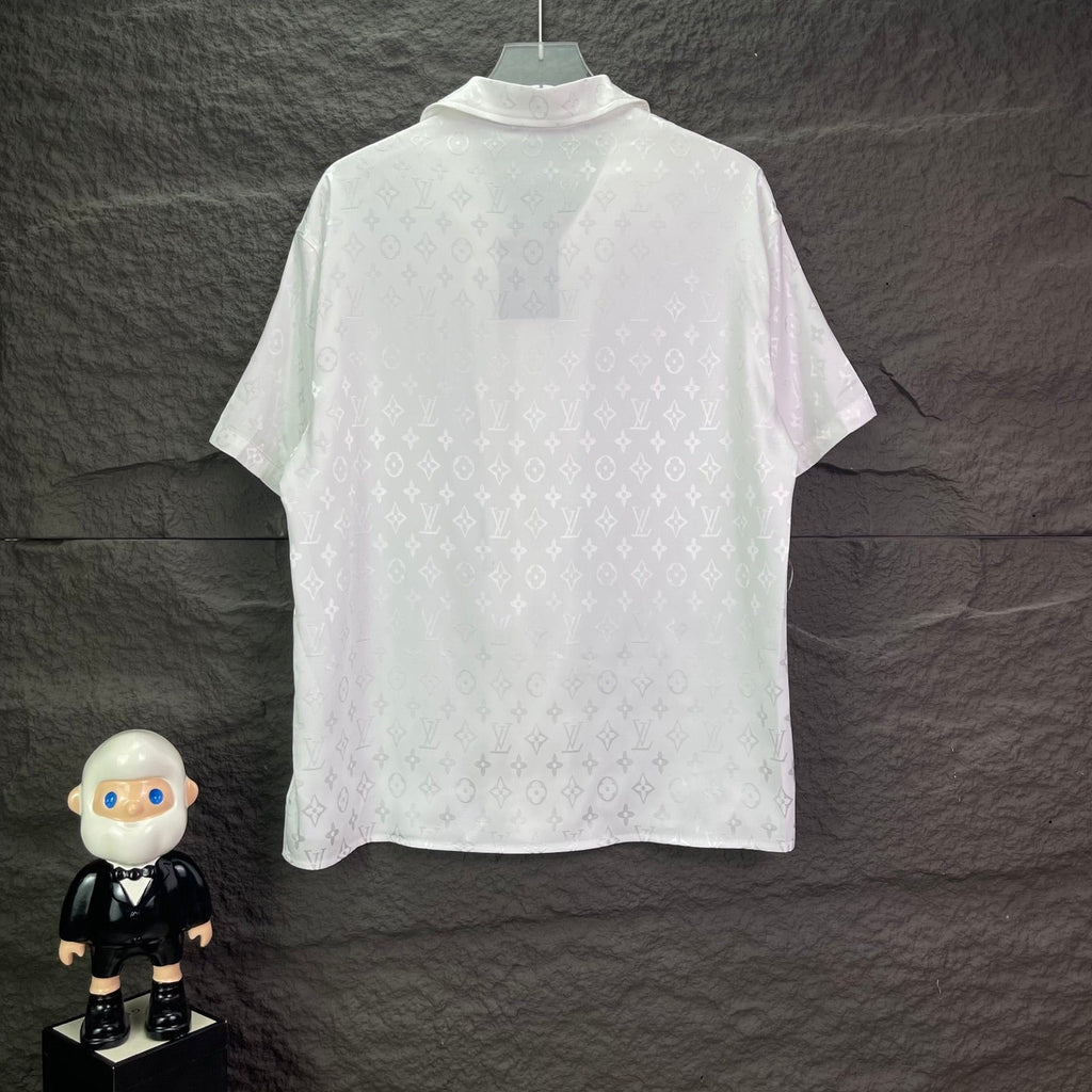 LV Jacquard Short Sleeve Shirt
