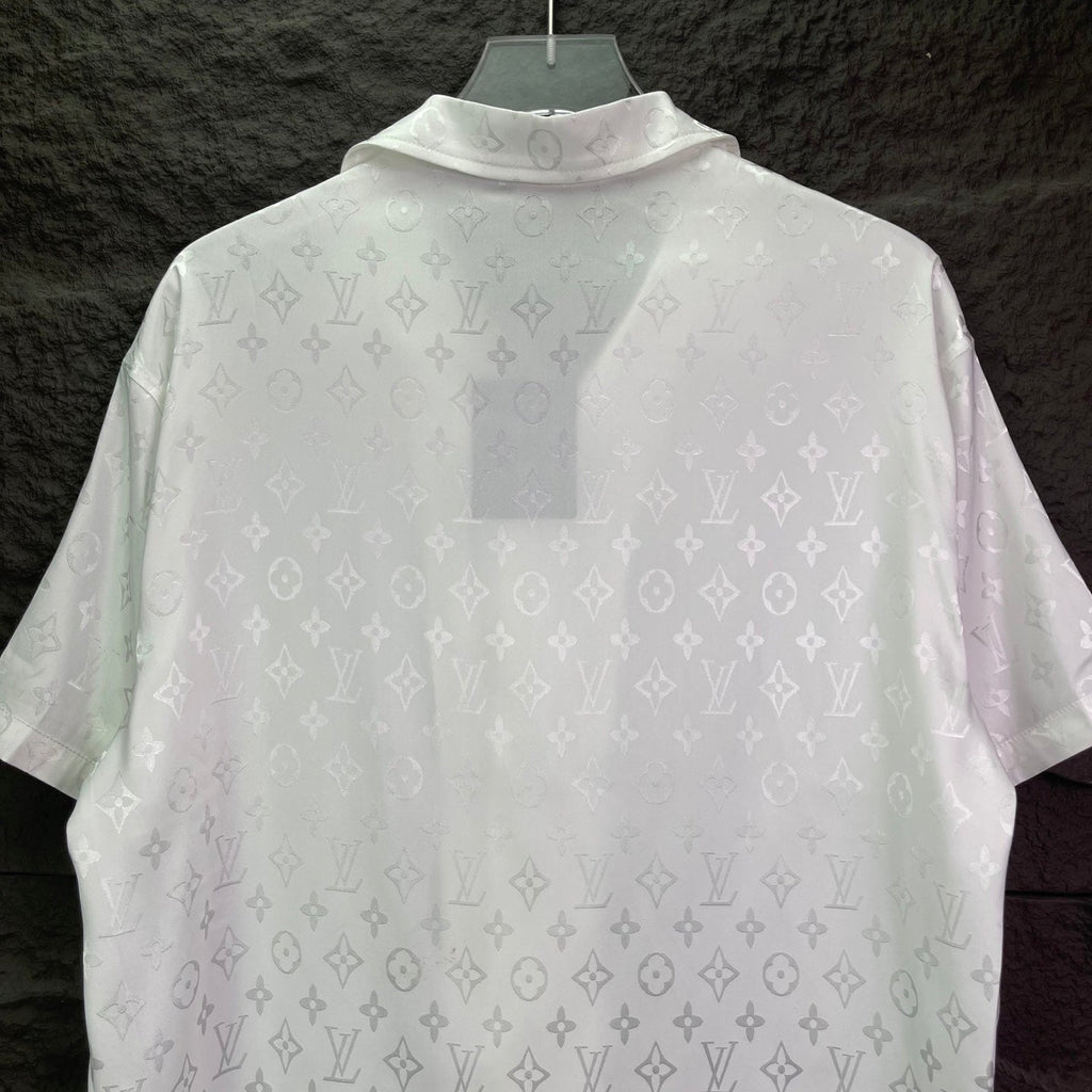 LV Jacquard Short Sleeve Shirt